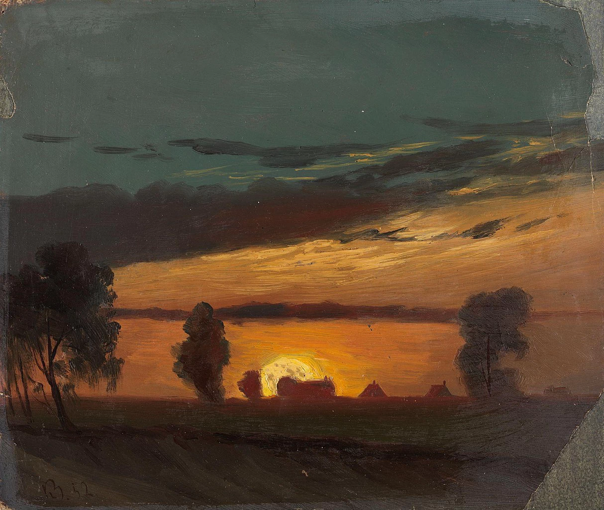 Paesaggio al tramonto - National Museum of Art, Architecture and Design
